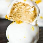 These Orange Creamsicle Truffles are the grown-up version of your favorite summer popsicle. With classic orange flavor coated in white chocolate, you won't be able to eat just one of these no-bake treats.