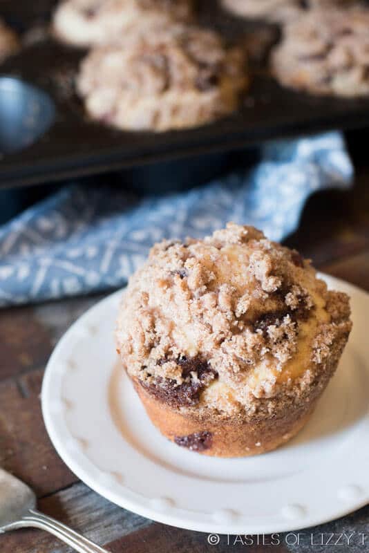 You'll love the familiar flavor of these Bakery-Style Snickerdoodle Muffins. Homemade cinnamon chips leave little bursts of cinnamon inside moist mega-muffins.