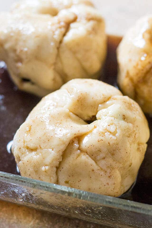 Apple Dumplings {A Homemade Amish Recipe Made with Whole