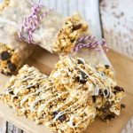 oatmeal raisin popcorn bars title image