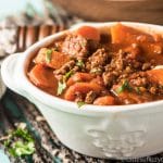 bowl of sweet potato chili