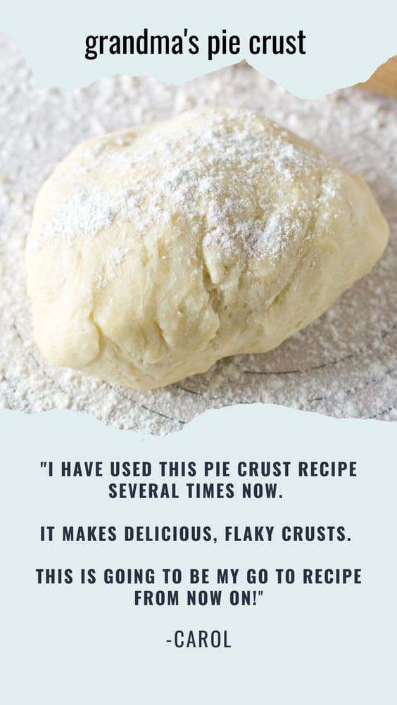 Learn how to make a pie crust the way Grandma did. Grandma's Pie Crust is buttery, flaky, and takes just a few minutes to make. It's our long-time family favorite! via @tastesoflizzyt