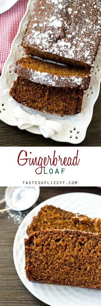 Soft, moist, molasses quick bread is perfectly seasoned with ginger and nutmeg. Gingerbread Loaf gives that classic holiday flavor.