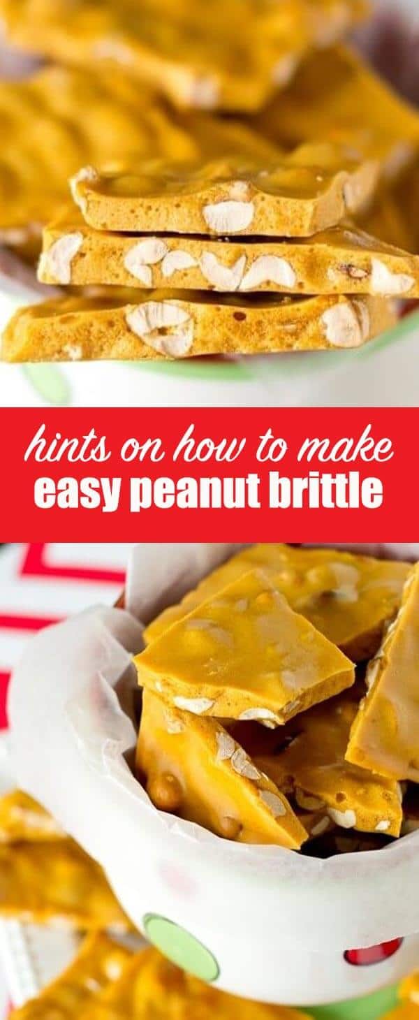 Peanut Brittle Recipe {How to Make Easy Peanut Brittle}
