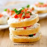 Italian Tomato Sandwiches Recipe {Easy Appetizer Idea with Parmesan}