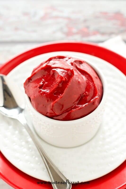 Homemade Red Velvet Pudding - Tastes of Lizzy T