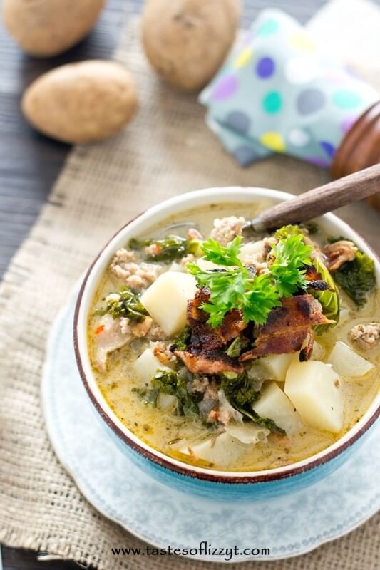 Paleo Zuppa Toscana - Tastes of Lizzy T