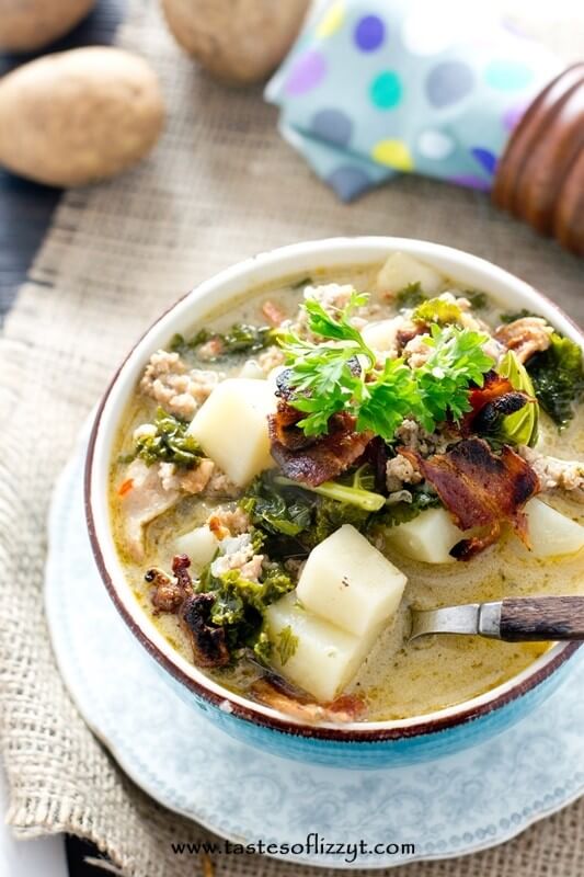 Paleo Zuppa Toscana - Tastes of Lizzy T