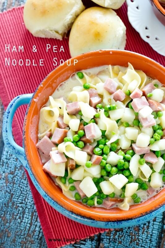 Ham & Pea Noodle Soup