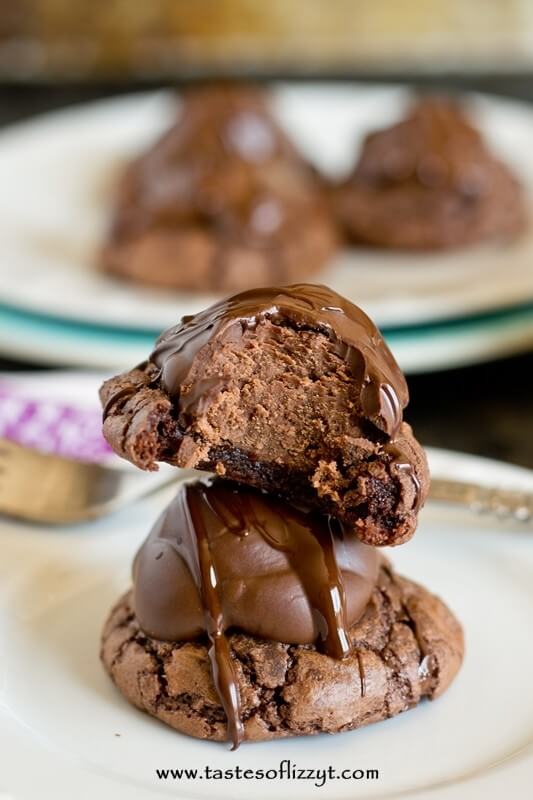 Nutellla Brownie Cookies - Tastes of Lizzy T