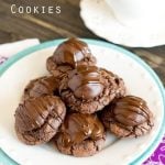 Nutellla Brownie Cookies - Tastes of Lizzy T