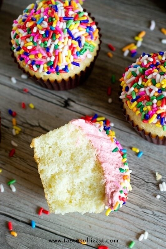 White Cream Cupcakes Recipe - Tastes of Lizzy T