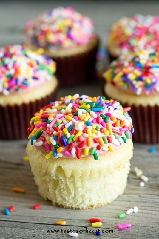 White Cream Cupcakes Recipe - Tastes of Lizzy T