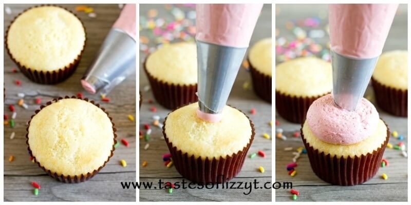 White Cream Cupcakes Recipe - Tastes of Lizzy T