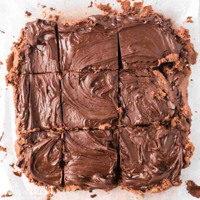 9 squares of nutella fudge