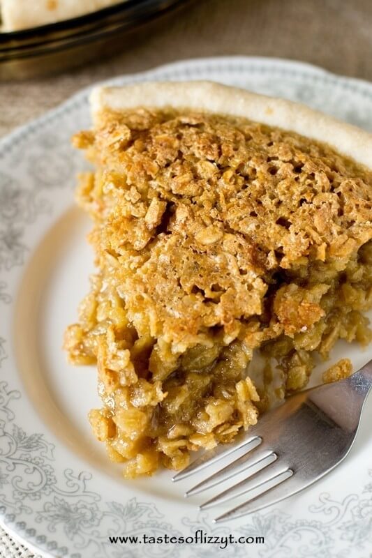 Amish Oatmeal Pie Recipe {Easy 5 Minute Pie Filling with Rich Brown