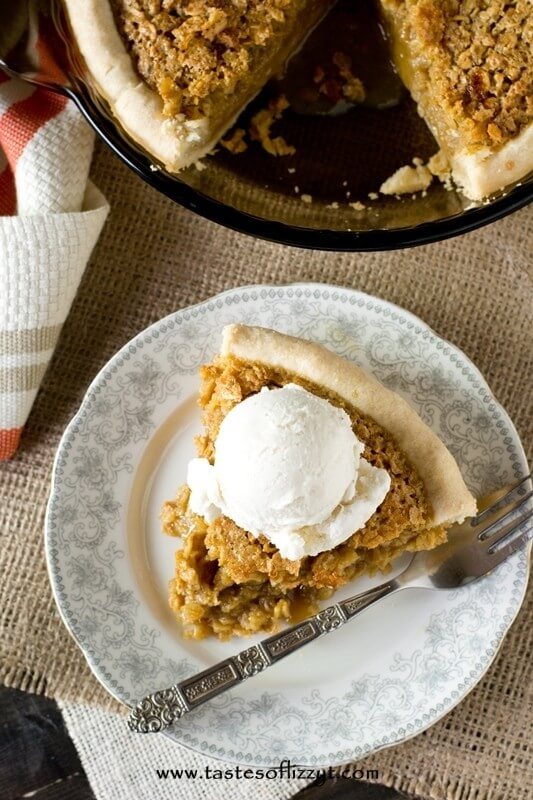 Amish Oatmeal Pie Recipe {Easy 5 Minute Pie Filling with Rich Brown