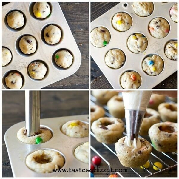 Crispy M&M Cookie Cups Recipe - Tastes of Lizzy T