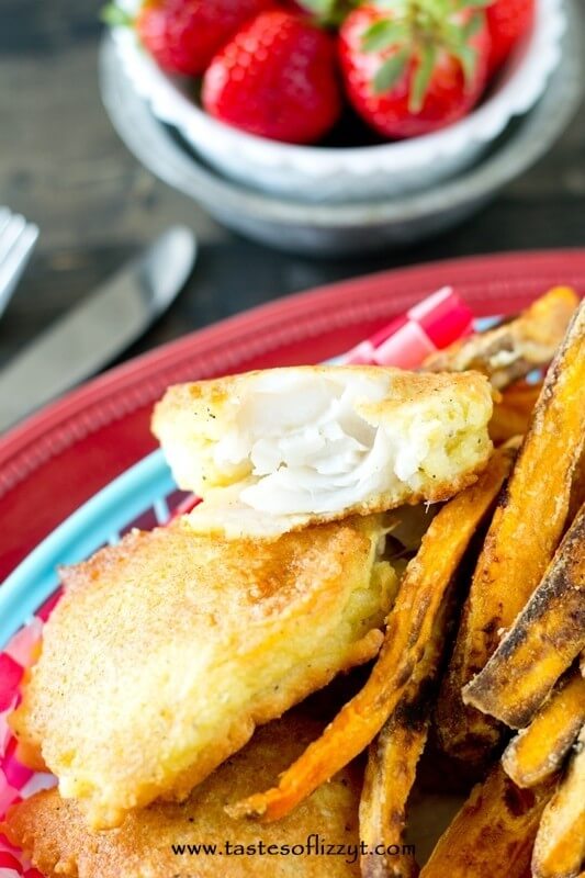 Paleo Battered Fish Recipe - Tastes of Lizzy T