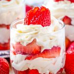 Strawberries & Cream Mini Parfaits