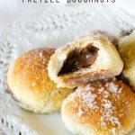 Nutella Stuffed Pretzel Doughnuts Recipe - Tastes of Lizzy T