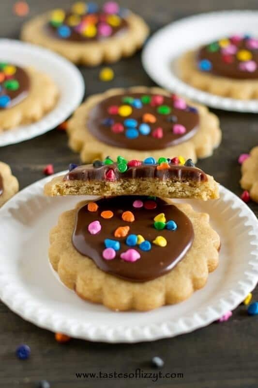 Peanut Butter Cut Out Cookies Recipe - Tastes of Lizzy T