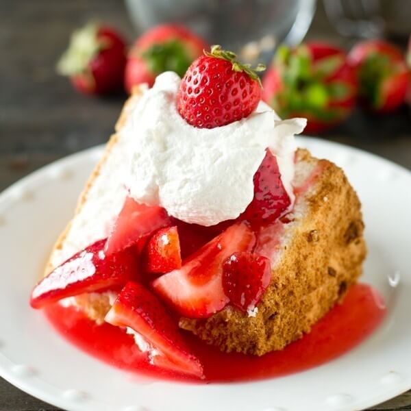 Gluten Free Angel Food Cake Recipe - Tastes of Lizzy T