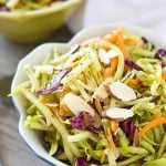 This crunchy Paleo Broccoli Slaw is just the healthy side dish that you’ve been looking for. It has a tangy homemade dressing and comes together in just minutes.