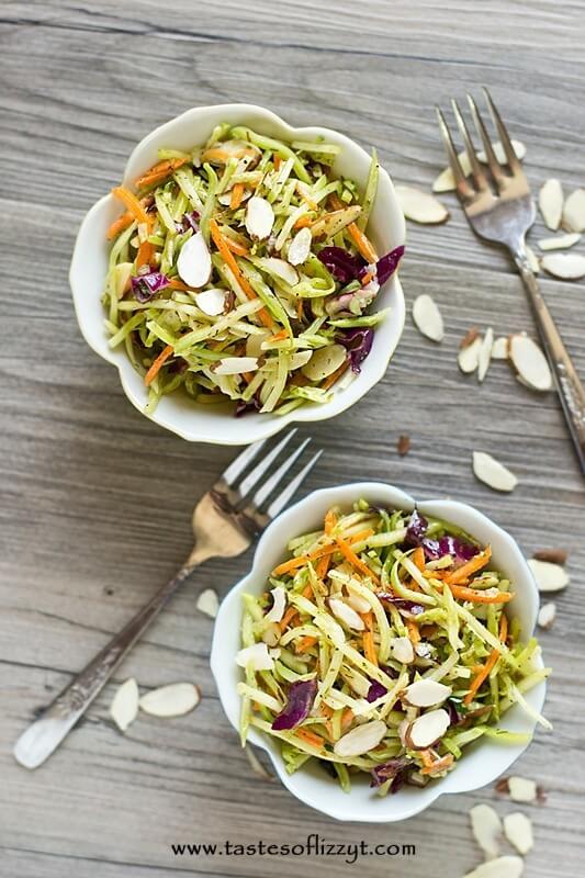 Paleo Broccoli Slaw Recipe - Tastes of Lizzy T