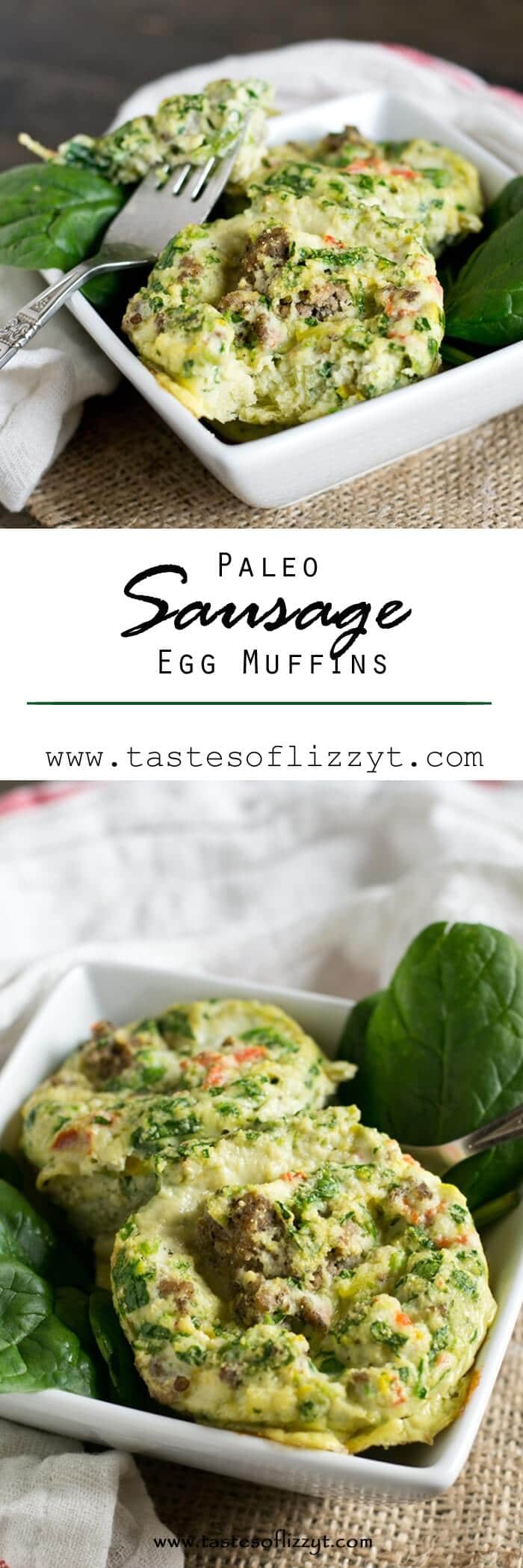 Paleo Sausage Egg Muffins Recipe - Tastes of Lizzy T