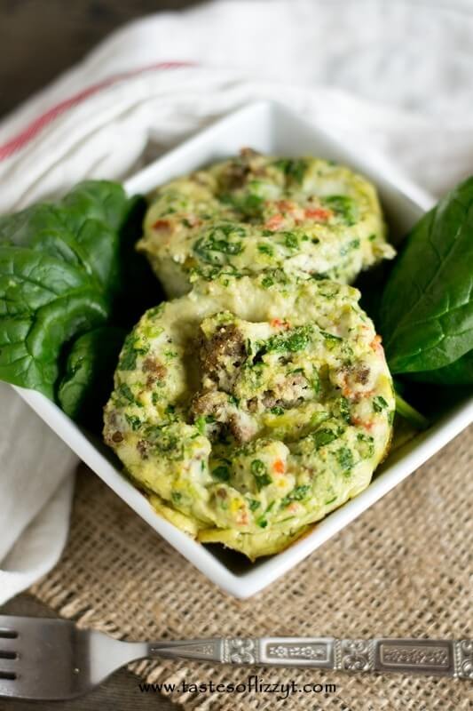 Paleo Sausage Egg Muffins Recipe - Tastes of Lizzy T