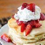Strawberry Shortcake Pancakes Recipe - Tastes of Lizzy T
