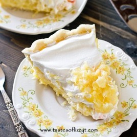 A unique pie recipe from an old Amish cookbook. This Amish Pineapple Pie is a creamy, cool sweet treat that won't heat up your kitchen!