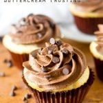 Dark Chocolate Buttercream Frosting Recipe - Tastes of Lizzy T