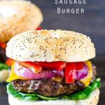Needing a change from the traditional hamburger? You'll love the savory pork seasonings in these Grilled Pork Burgers with sautéed onions and peppers.
