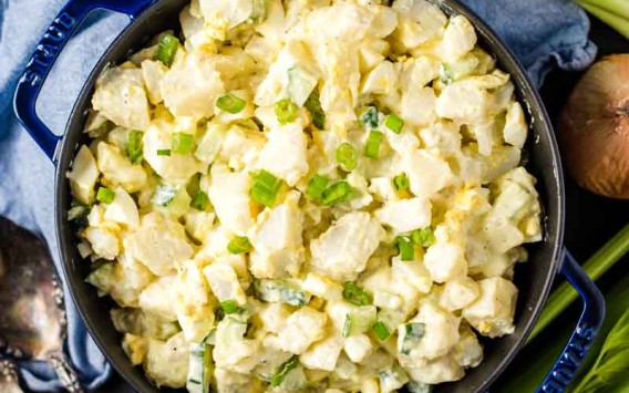 healthy Whole30 Potato Salad