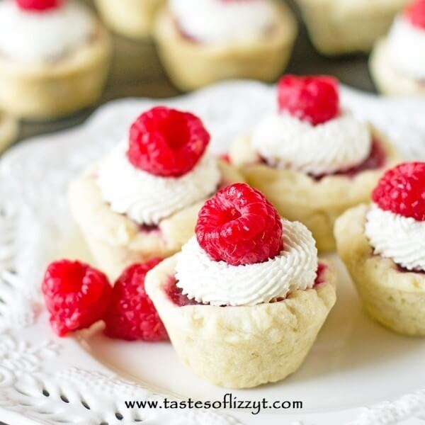 Raspberry Tarts with Mascarpone Cream-image
