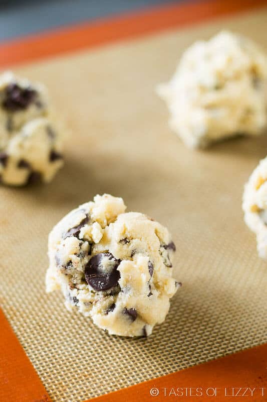 chocolate chip cookie dough balls