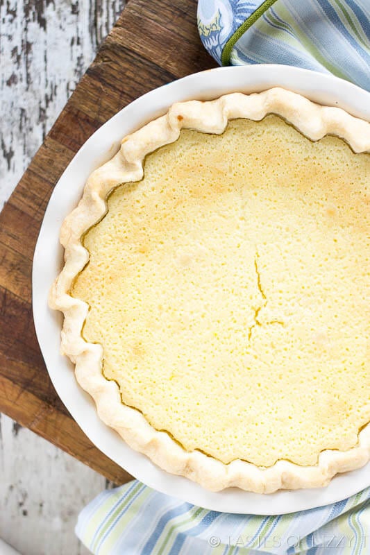 This smooth, custard-like Amish Buttermilk Pie is a unique recipe with a sweet, fresh flavor.