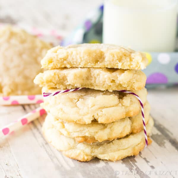 Hints on how to get the thickest, softest, bakery-style sugar cookies. It's the best sugar cookie recipe around!