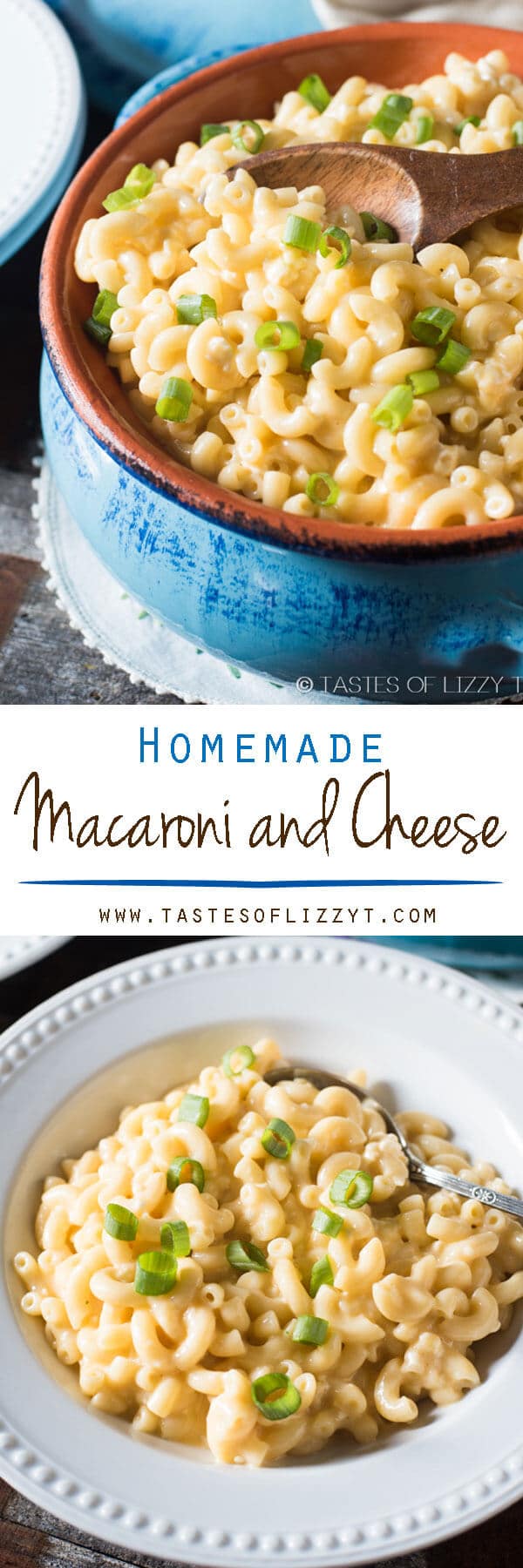 Homemade Macaroni and Cheese {Easy recipe with two cheeses}