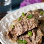 This comforting, slow cooker swiss steak is healthy and made with real food ingredients. A paleo and Whole30 approved dinner that the family will love!