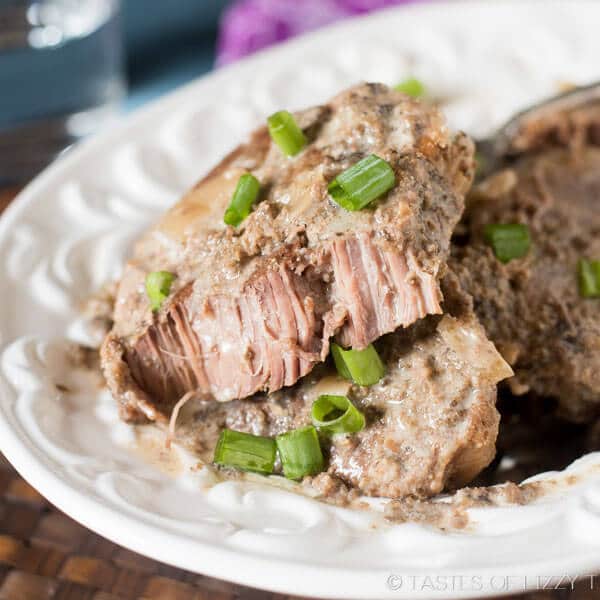 This comforting, slow cooker swiss steak is healthy and made with real food ingredients. A paleo and Whole30 approved dinner that the family will love!