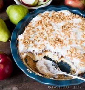 Layered Caramel Apple Cheesecake Dip - one of the best apple recipes to make for a sweet dip
