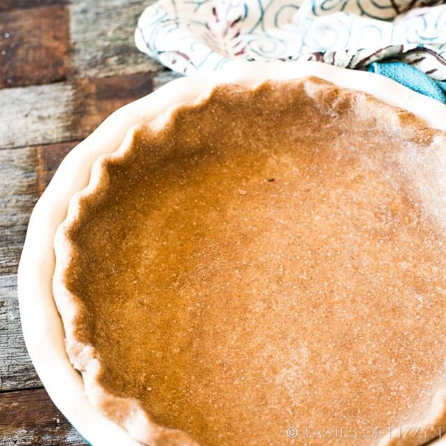 image of Whole Wheat Pie Crust recipe by Tastes of Lizzy T