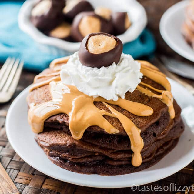 Chocolate Peanut Butter Pancakes Recipe-image
