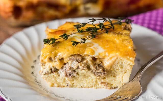 Sourdough Egg Casserole from Tastes of Lizzy T