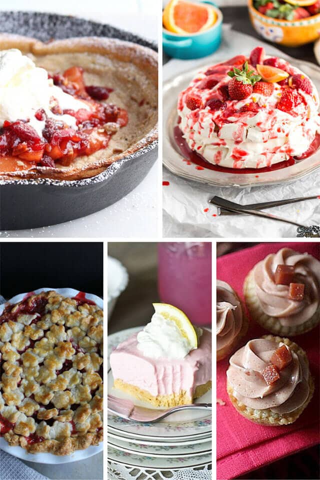 53 of the best pink and red Valentine's Day recipes. Cookies, cakes, breakfast ideas, desserts. Red Velvet, fruit desserts and more!