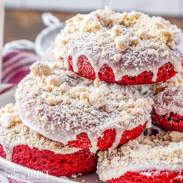 baked Red Velvet Donuts