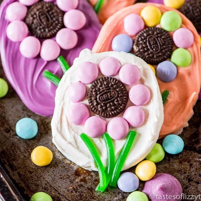m&m flower candies for spring